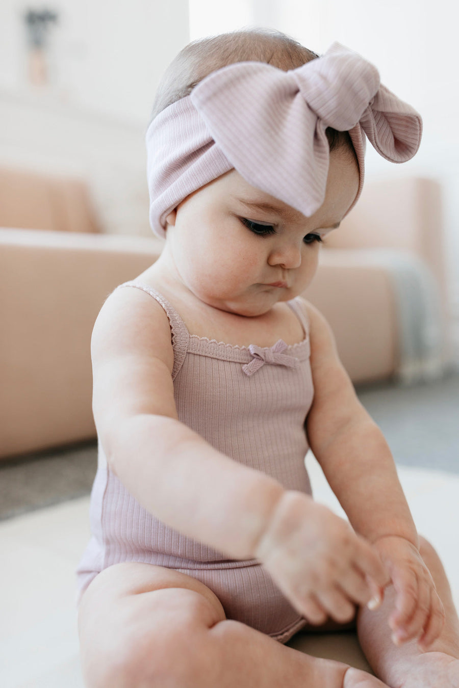 Organic Cotton Modal Headband - Blossom Childrens Headband from Jamie Kay Australia