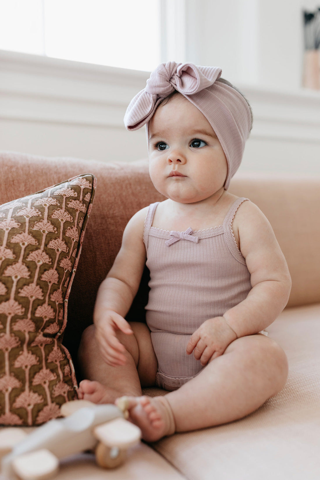 Organic Cotton Modal Headband - Blossom Childrens Headband from Jamie Kay Australia