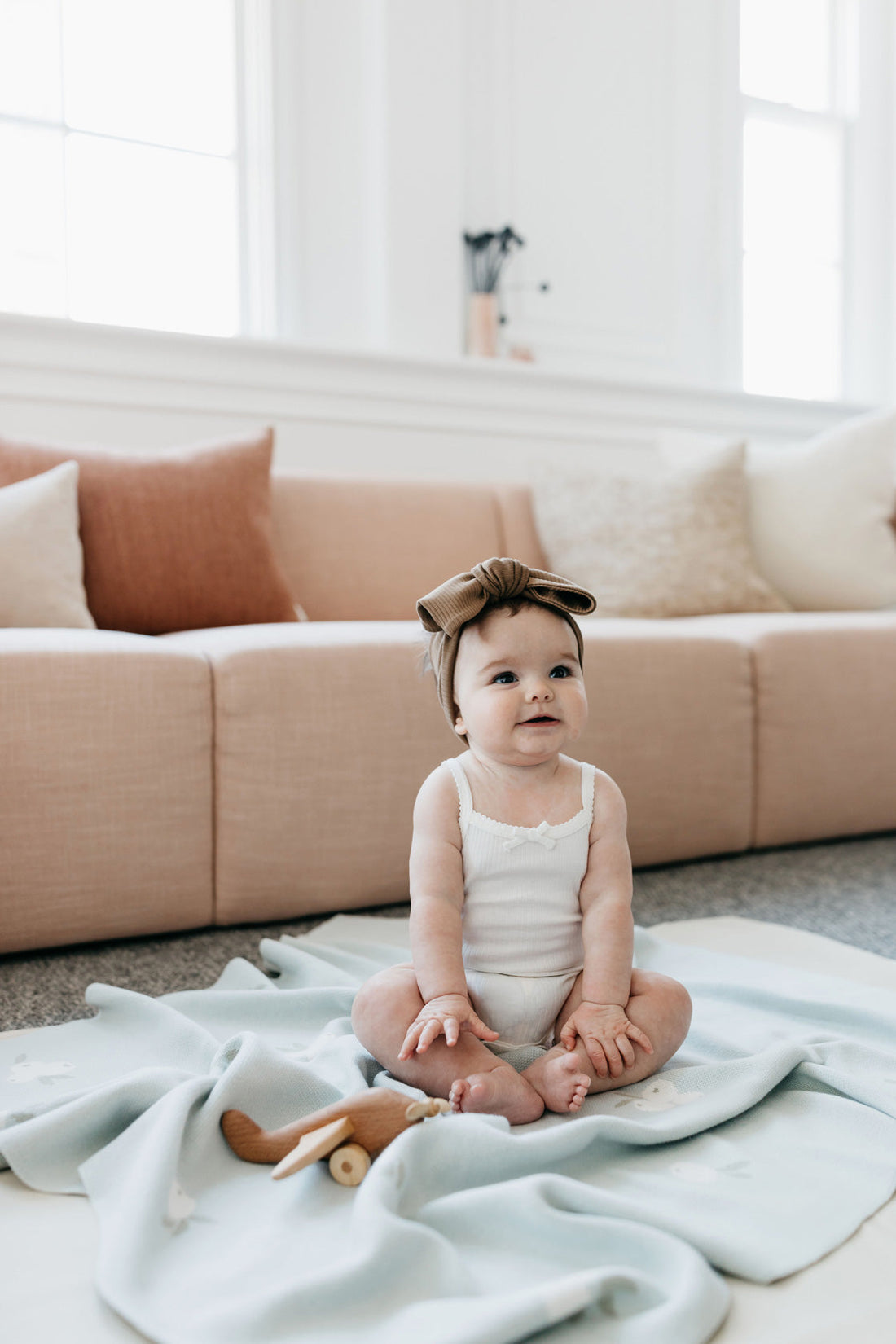 Organic Cotton Modal Singlet Bodysuit - Milk Childrens Singlet Bodysuit from Jamie Kay Australia