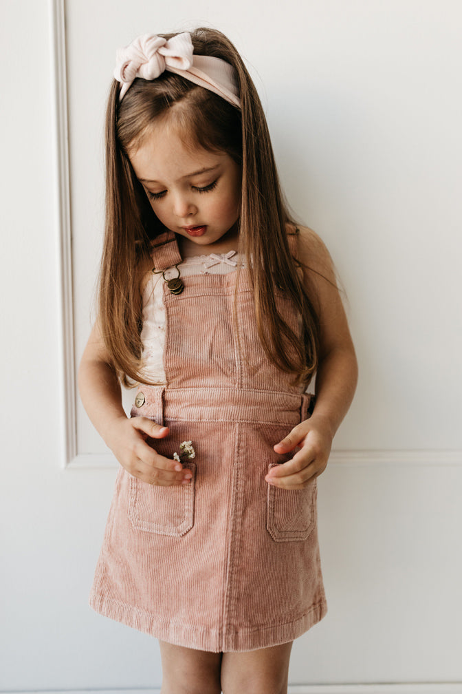 Organic Cotton Modal Headband - Ballet Pink Childrens Headband from Jamie Kay Australia