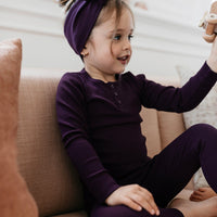 Organic Cotton Modal Headband - Fig Childrens Headband from Jamie Kay Australia