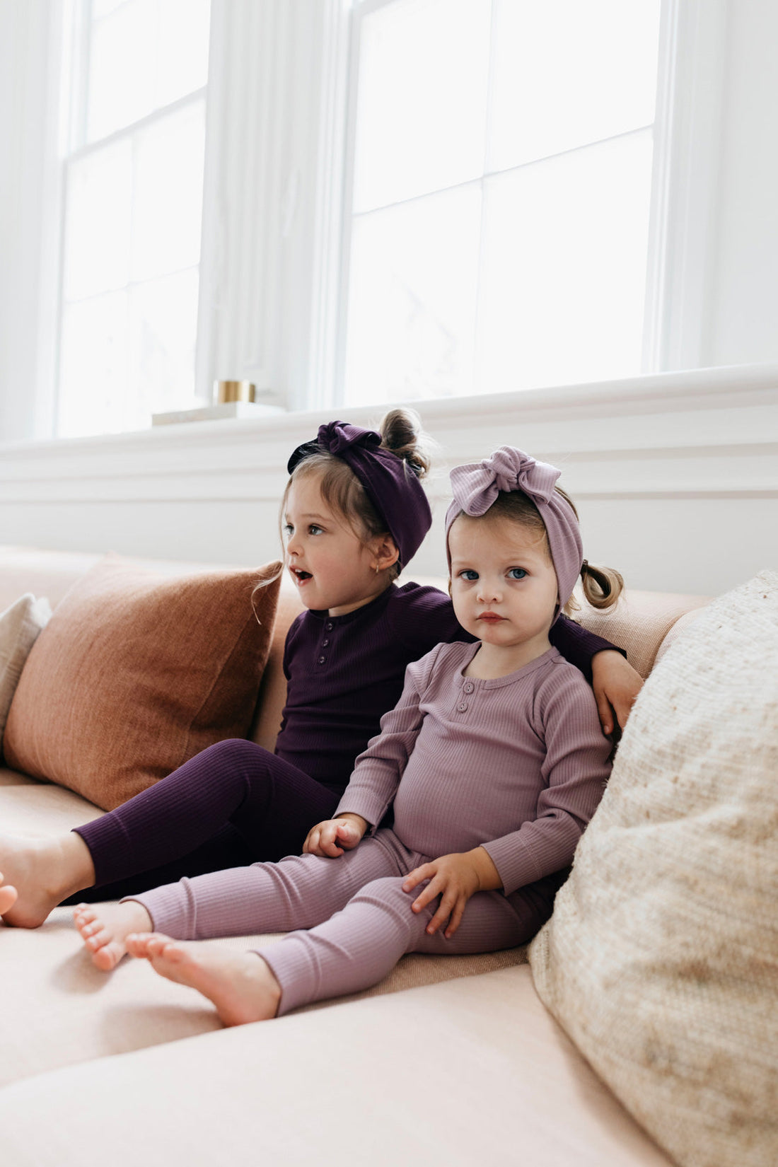 Organic Cotton Modal Headband - Periwinkle Childrens Headband from Jamie Kay Australia