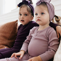 Organic Cotton Modal Headband - Periwinkle Childrens Headband from Jamie Kay Australia