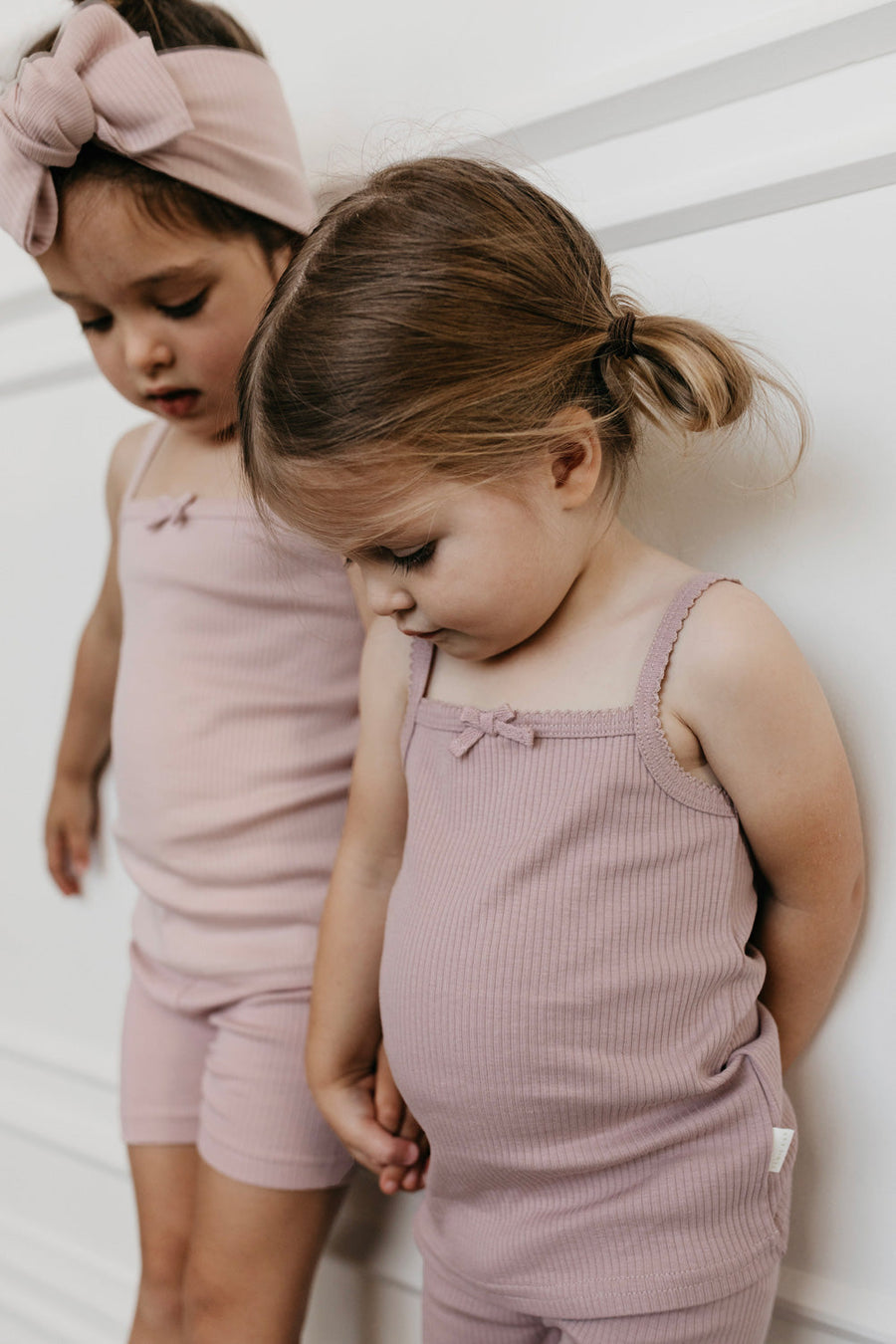 Organic Cotton Modal Singlet - Blossom Childrens Singlet from Jamie Kay Australia