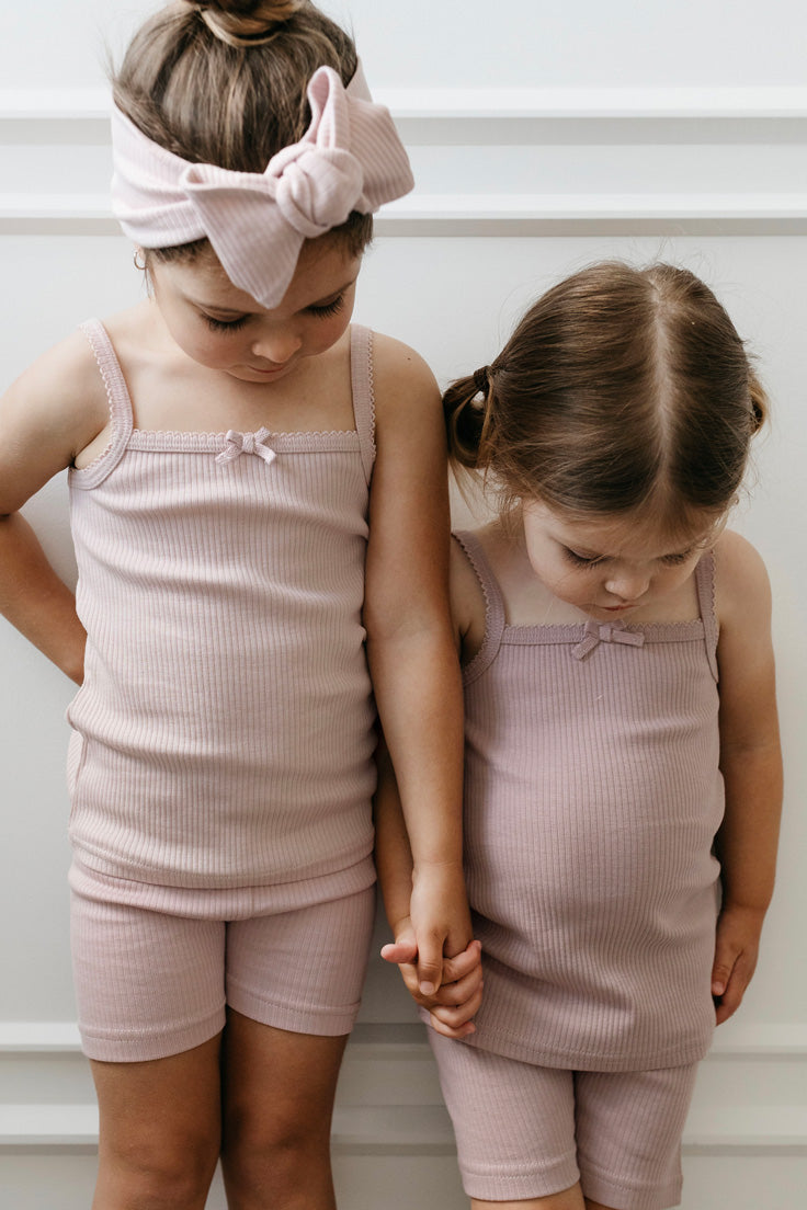 Organic Cotton Modal Singlet - Rosie Childrens Singlet from Jamie Kay Australia