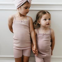 Organic Cotton Modal Singlet - Rosie Childrens Singlet from Jamie Kay Australia