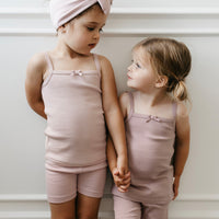 Organic Cotton Modal Singlet - Rosie Childrens Singlet from Jamie Kay Australia