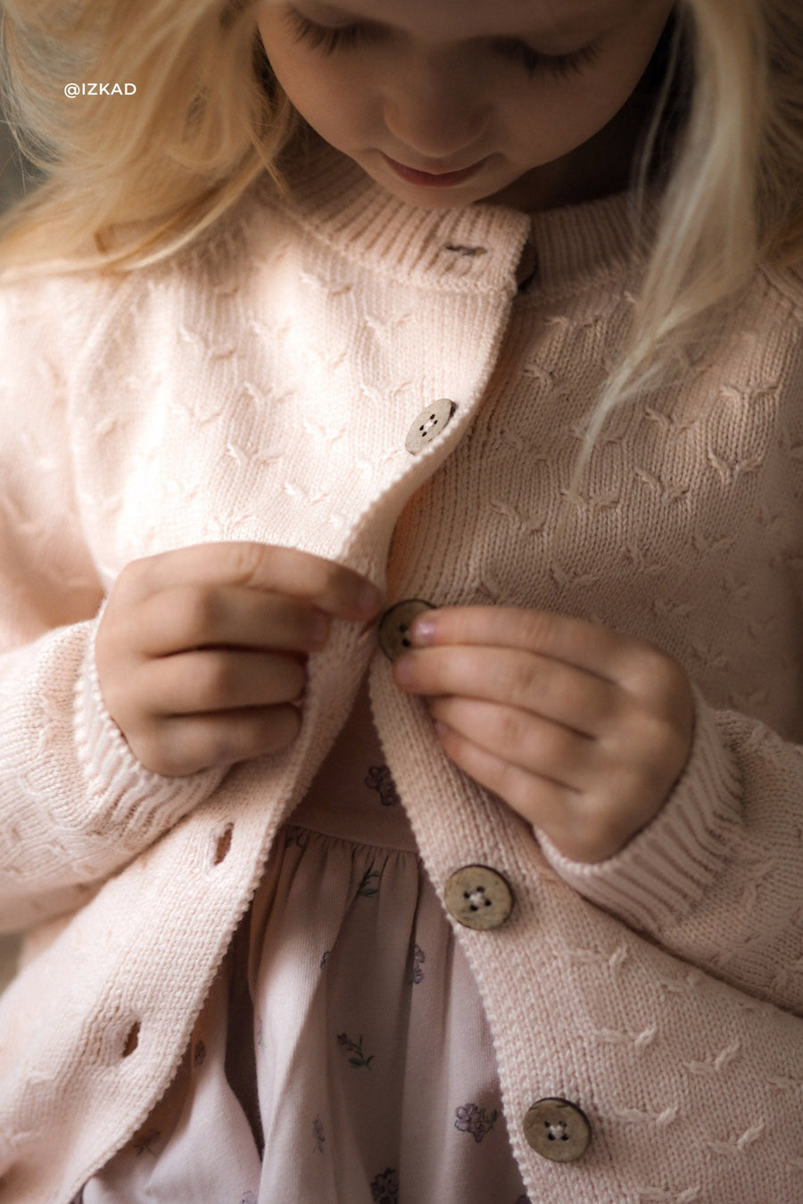 Gabrielle Cardigan - Ballet Pink Childrens Cardigan from Jamie Kay Australia