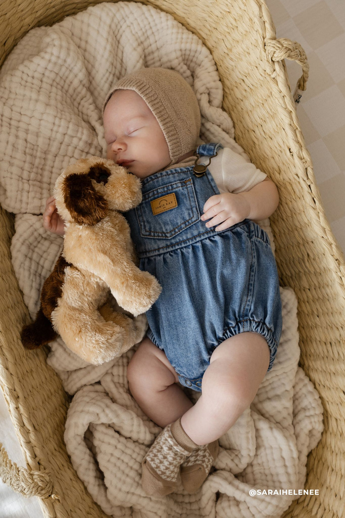 Pax Playsuit - Vintage Denim Childrens Playsuit from Jamie Kay Australia