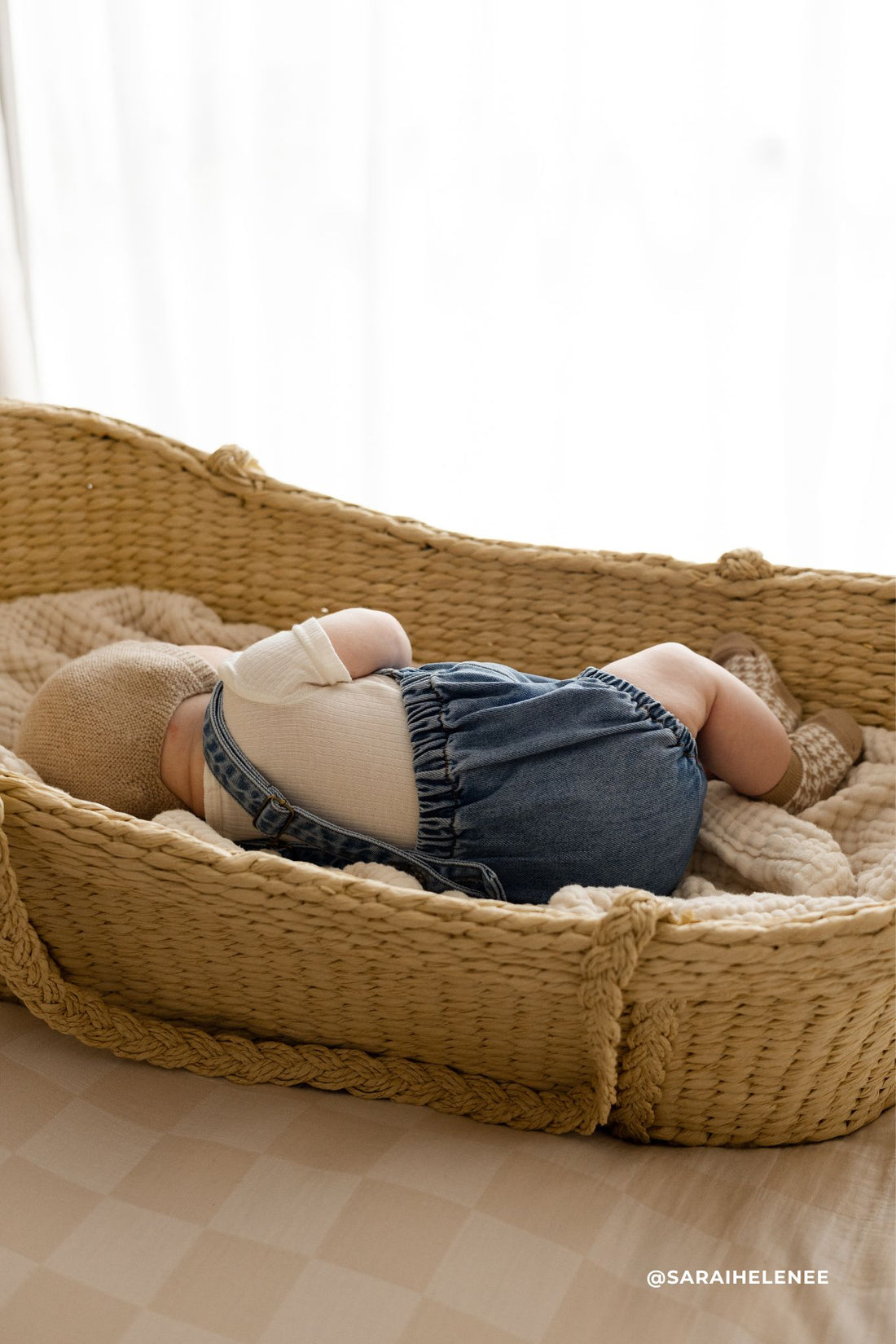 Pax Playsuit - Vintage Denim Childrens Playsuit from Jamie Kay Australia