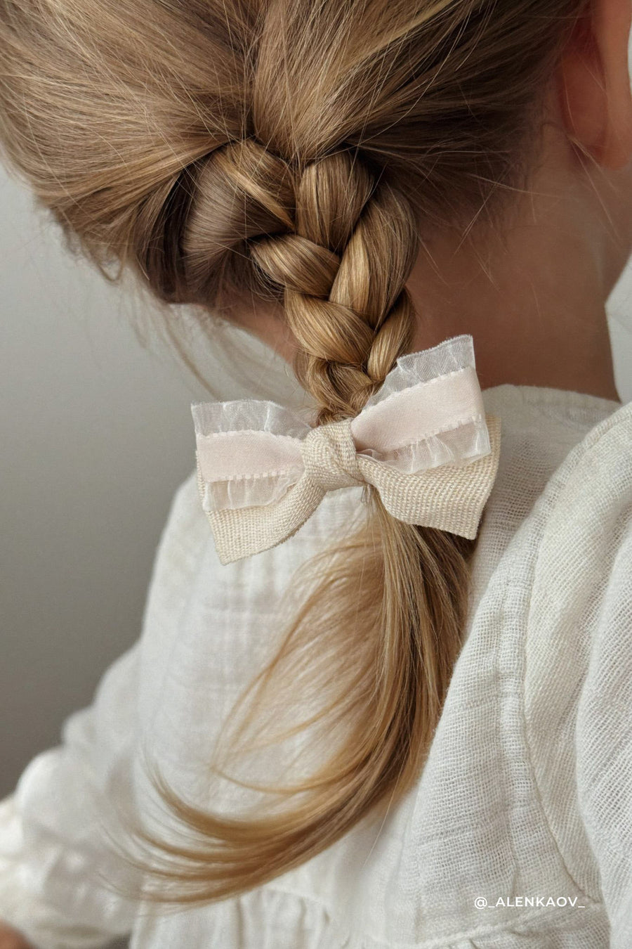 Lucie Hair Clip Set - White Swan Childrens Clip Set from Jamie Kay Australia
