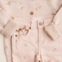 Alison Pant - Goldie Embroidery Childrens Pant from Jamie Kay Australia