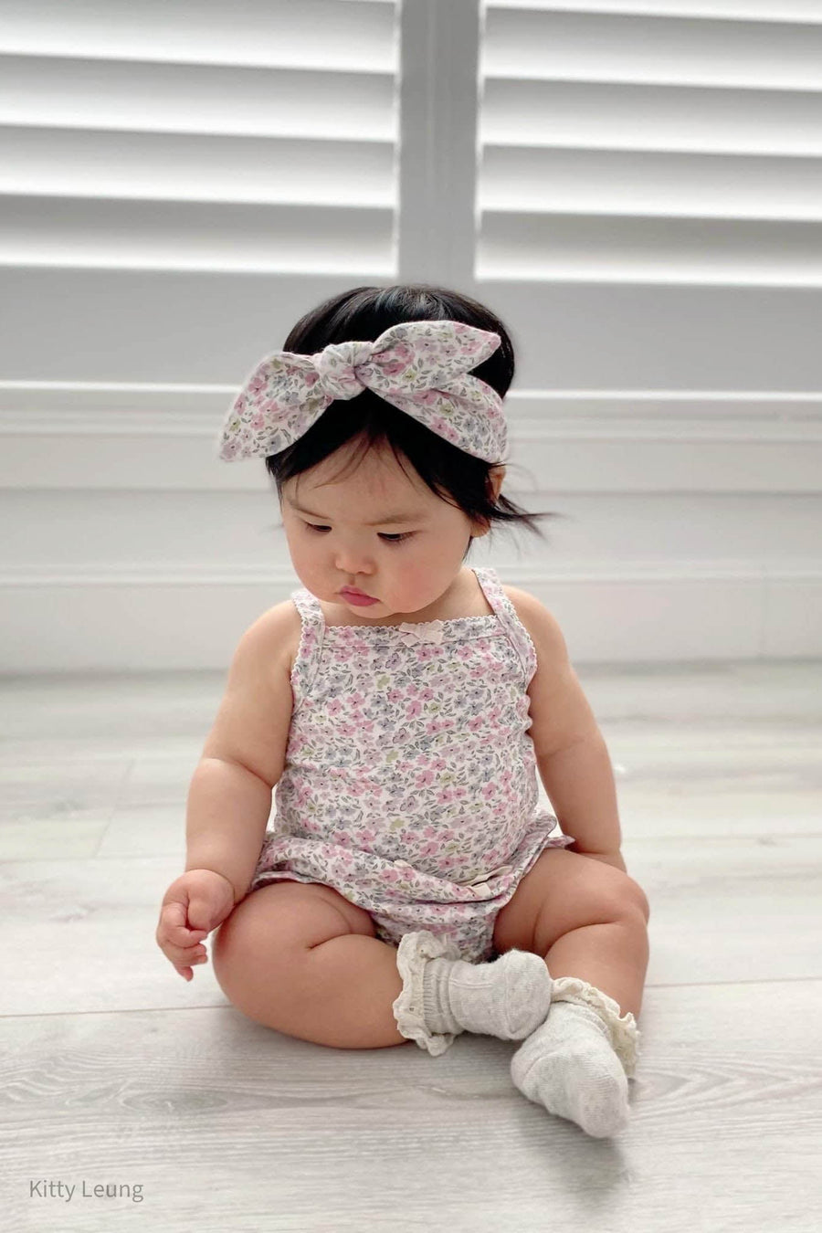 Organic Cotton Bridget Singlet Bodysuit - Fifi Mini Slightly Pink Childrens Bodysuit from Jamie Kay Australia