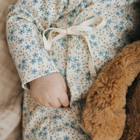 Organic Cotton Wrap Onepiece - Adnola Floral Childrens Onepiece from Jamie Kay Australia