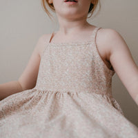 Organic Cotton Samantha Dress - Amber Rose Childrens Dress from Jamie Kay Australia