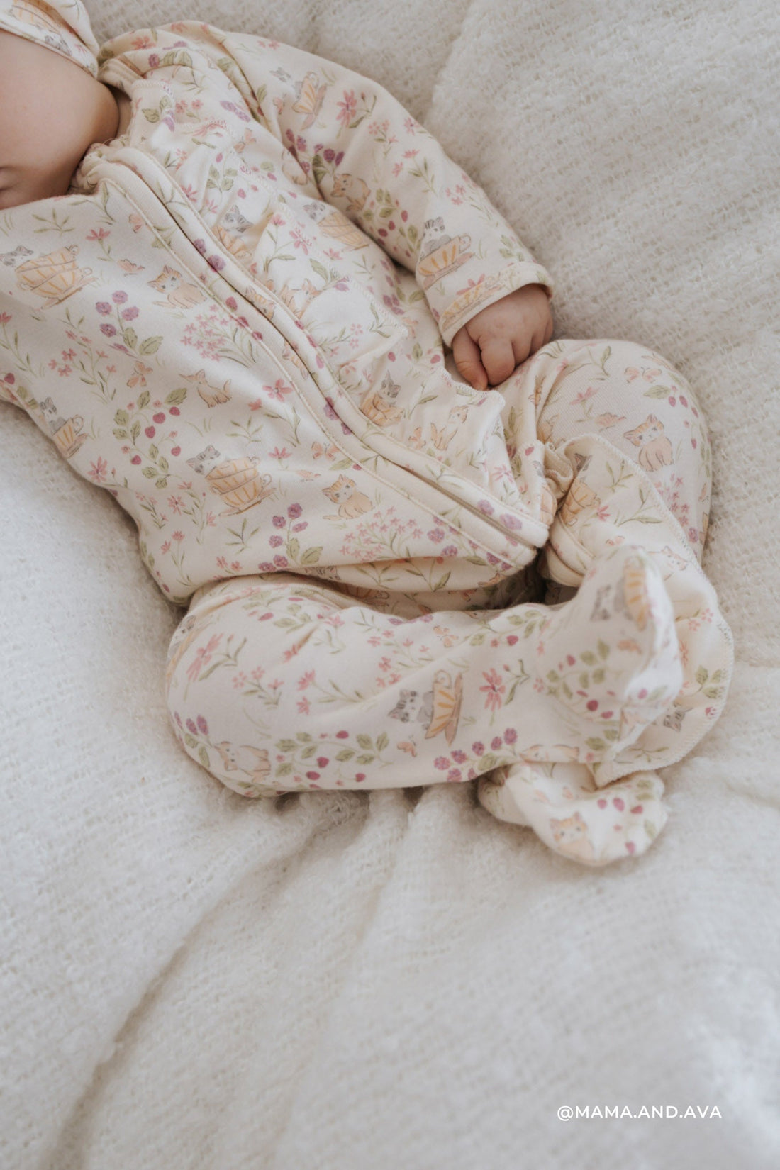 Organic Cotton Melanie Onepiece - Moons Garden Childrens Onepiece from Jamie Kay Australia