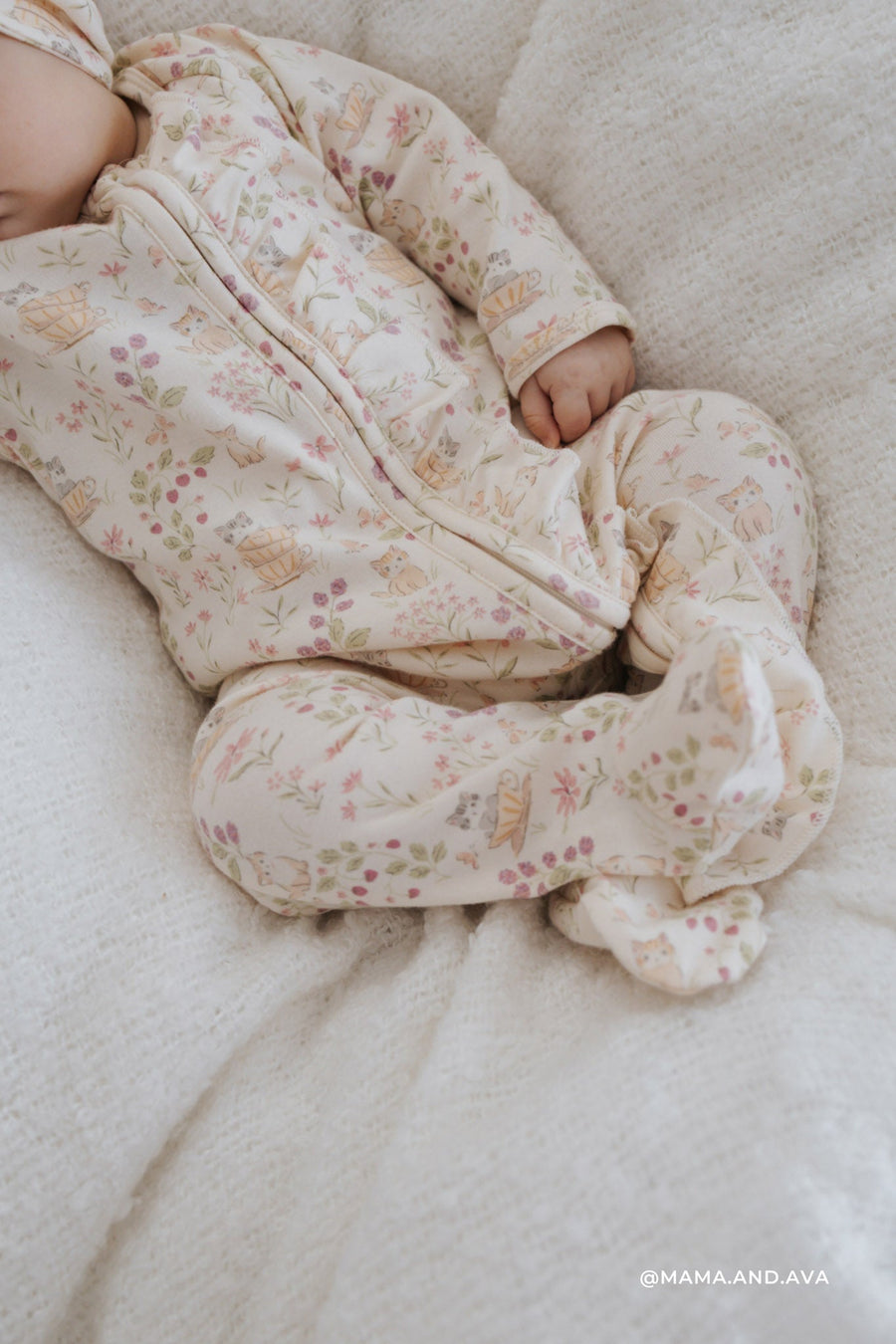 Organic Cotton Melanie Onepiece - Moons Garden Childrens Onepiece from Jamie Kay Australia