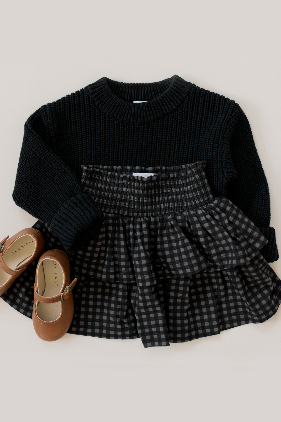 Morgan Jumper - Black Bean Childrens Jumper from Jamie Kay Australia