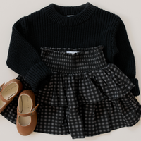 Morgan Jumper - Black Bean Childrens Jumper from Jamie Kay Australia