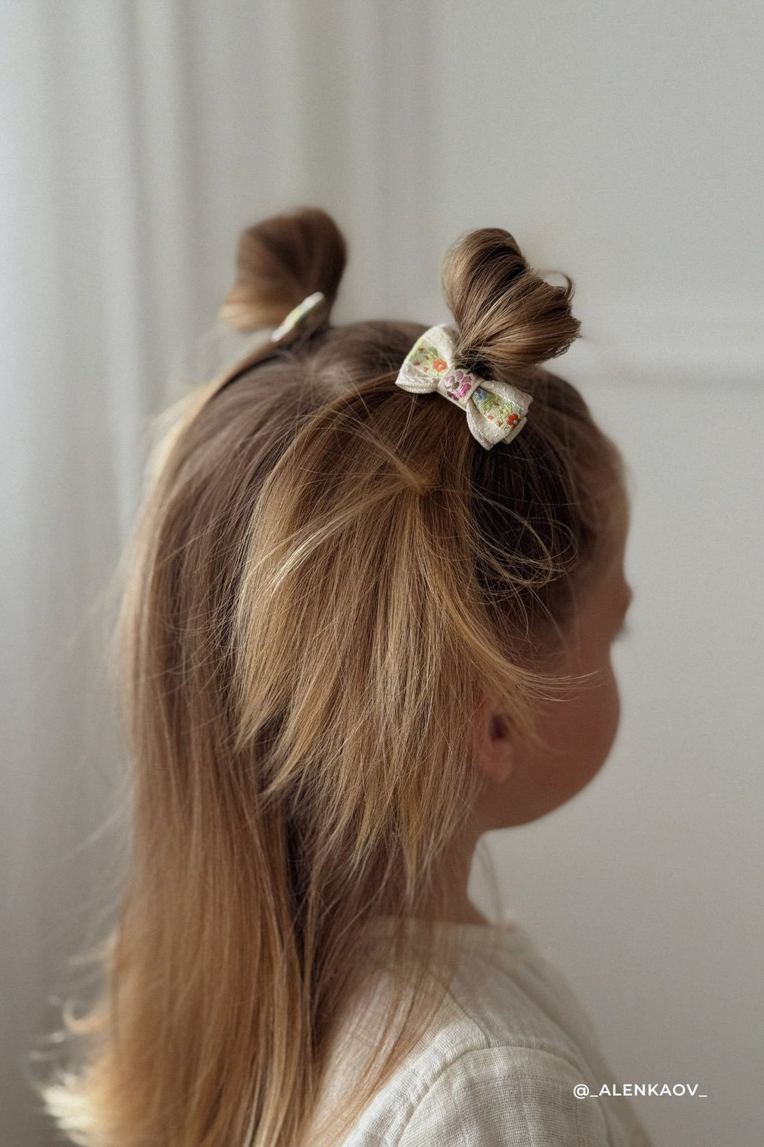 Julia Hair Clip Set - Pink Floral Childrens Clip Set from Jamie Kay Australia