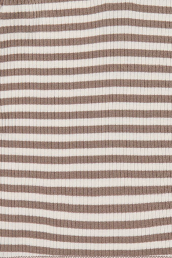 Organic Cotton Modal Legging - Narrow Stripe Tweed/Cloud Childrens Legging from Jamie Kay Australia