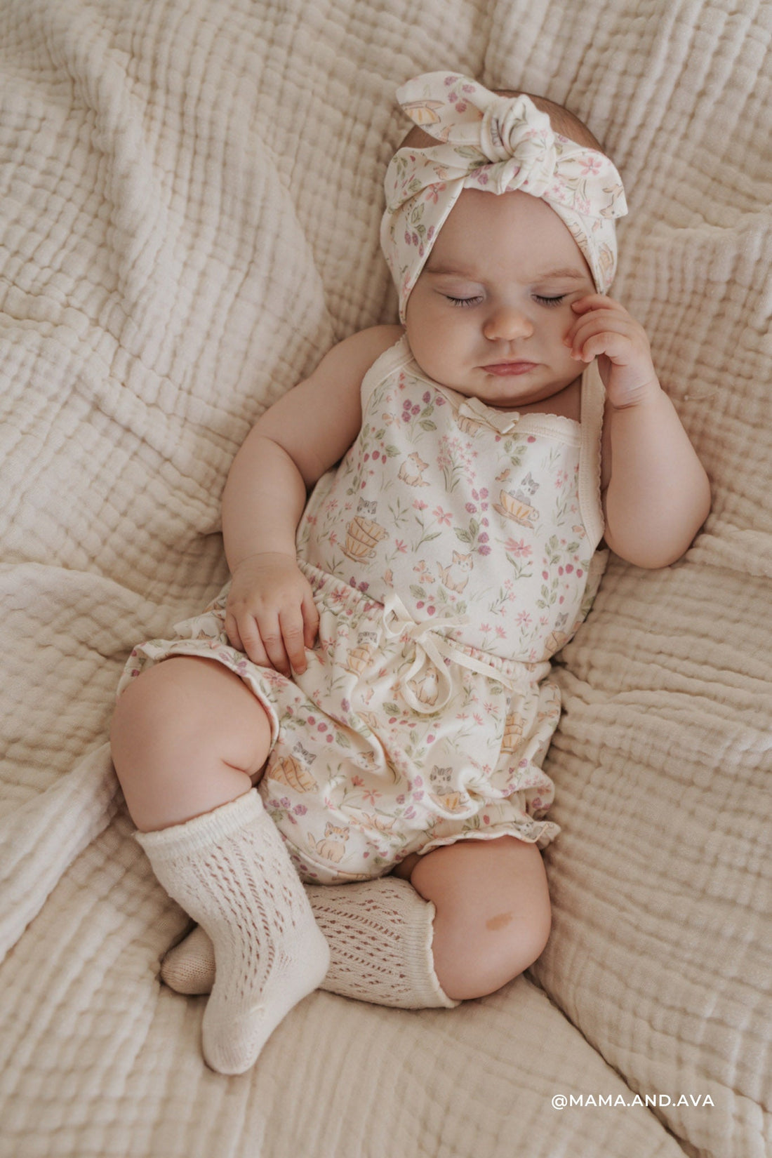Organic Cotton Frill Bloomer - Moons Garden Childrens Bloomer from Jamie Kay Australia