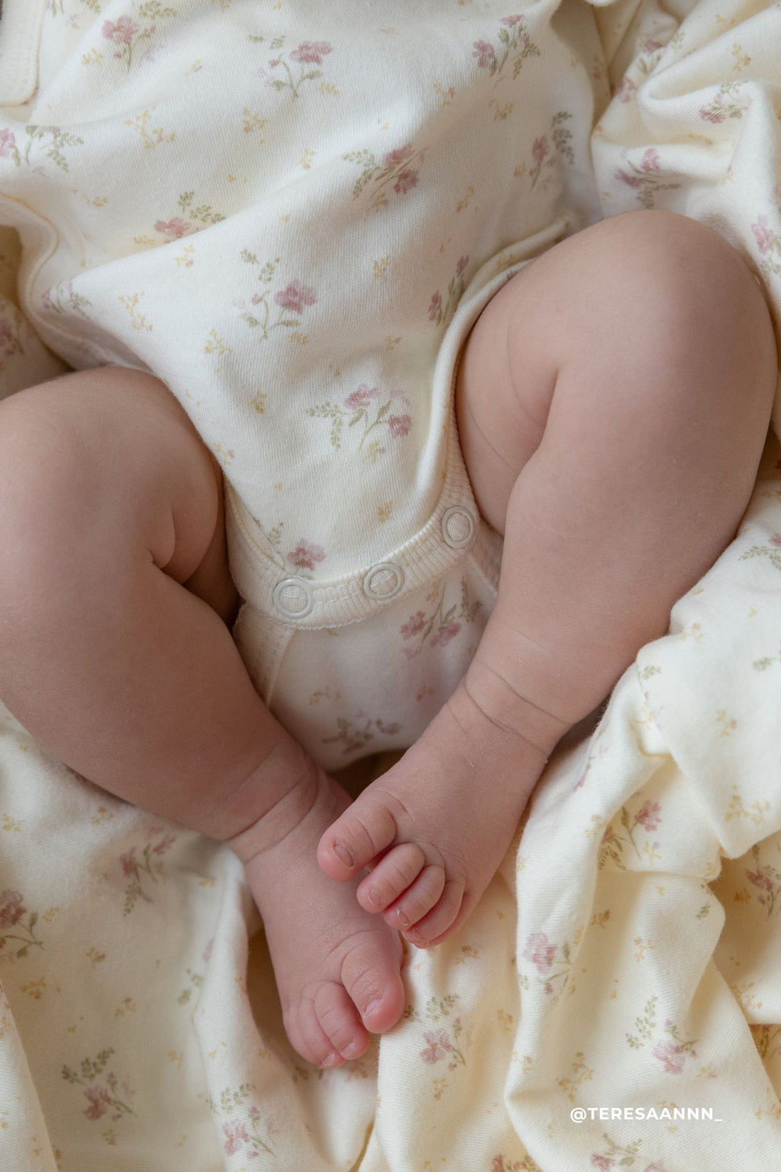 Organic Cotton Marina Bodysuit - Thelma Parchment Childrens Bodysuit from Jamie Kay Australia