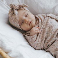 Organic Cotton Wrap Blanket - Amber Rose Childrens Blanket from Jamie Kay Australia