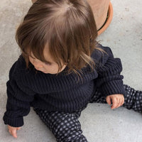 Organic Cotton Everyday Legging - Gingham Night Childrens Legging from Jamie Kay Australia