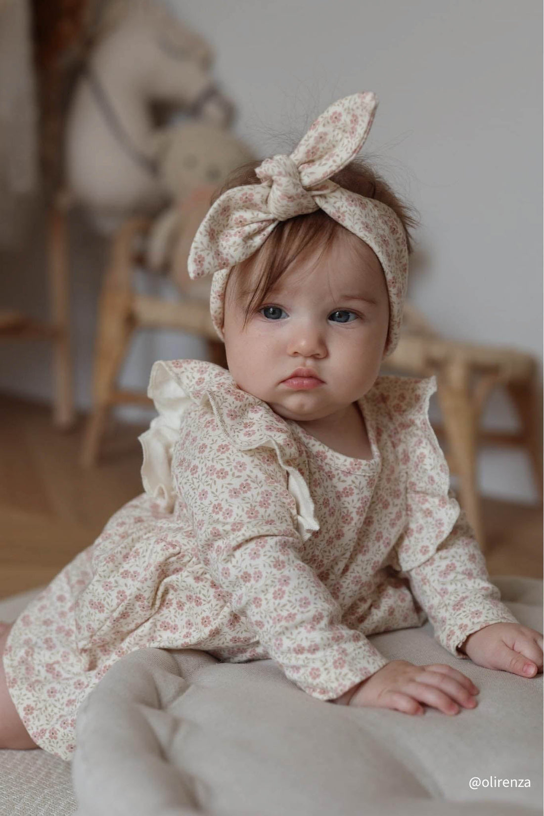 Organic Cotton Vivienne Playsuit - Emmy Egret Childrens Playsuit from Jamie Kay Australia