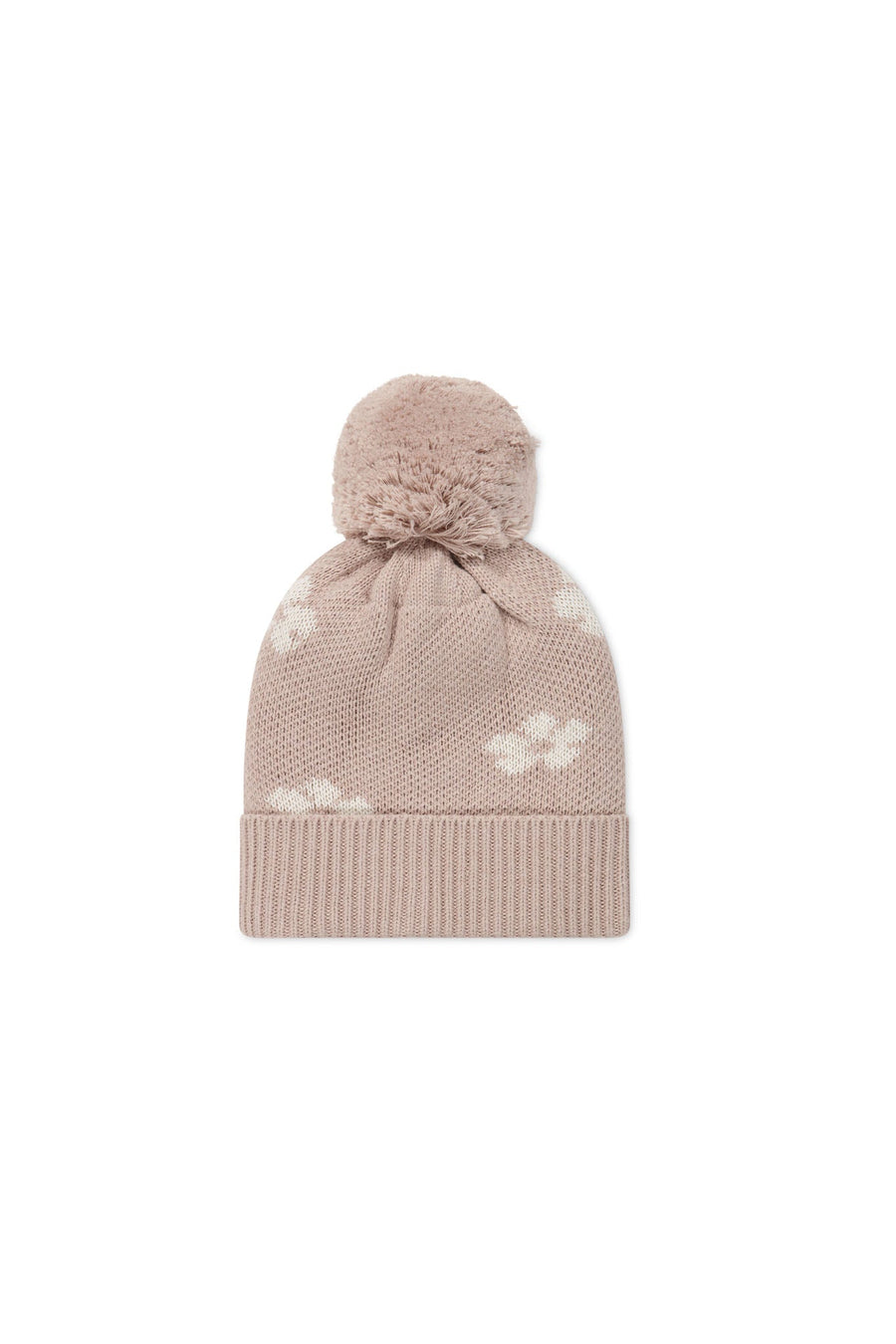 Addison Beanie - Frankie Knit Rose Childrens Beanie from Jamie Kay Australia