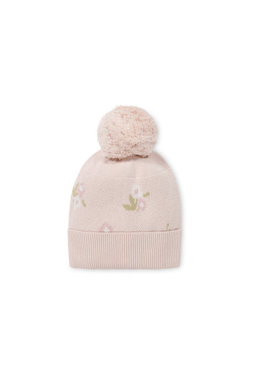 Addison Beanie - Meredith Morganite Childrens Hat from Jamie Kay Australia