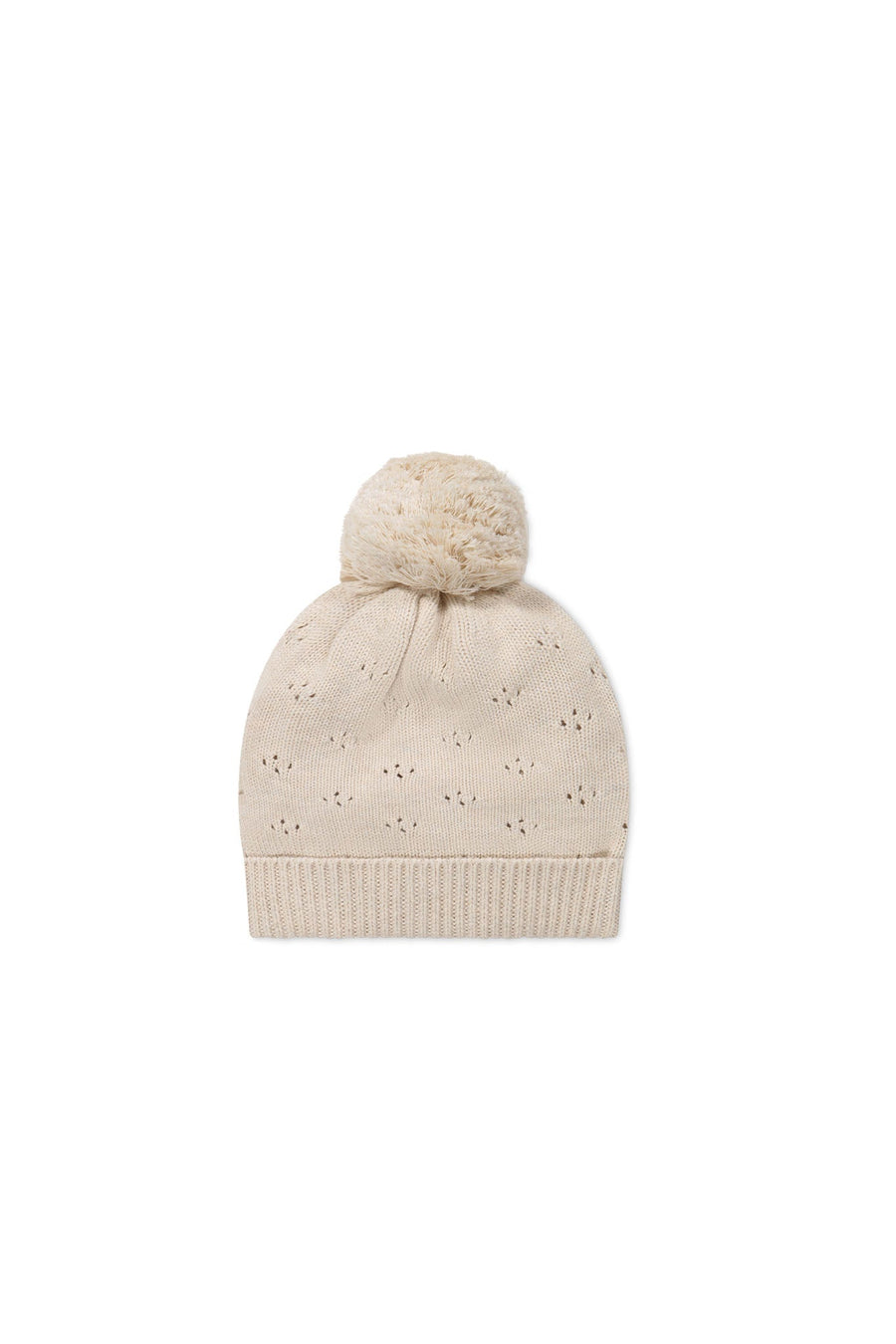 Alette Beanie - Light Oatmeal Marle Childrens Hat from Jamie Kay Australia