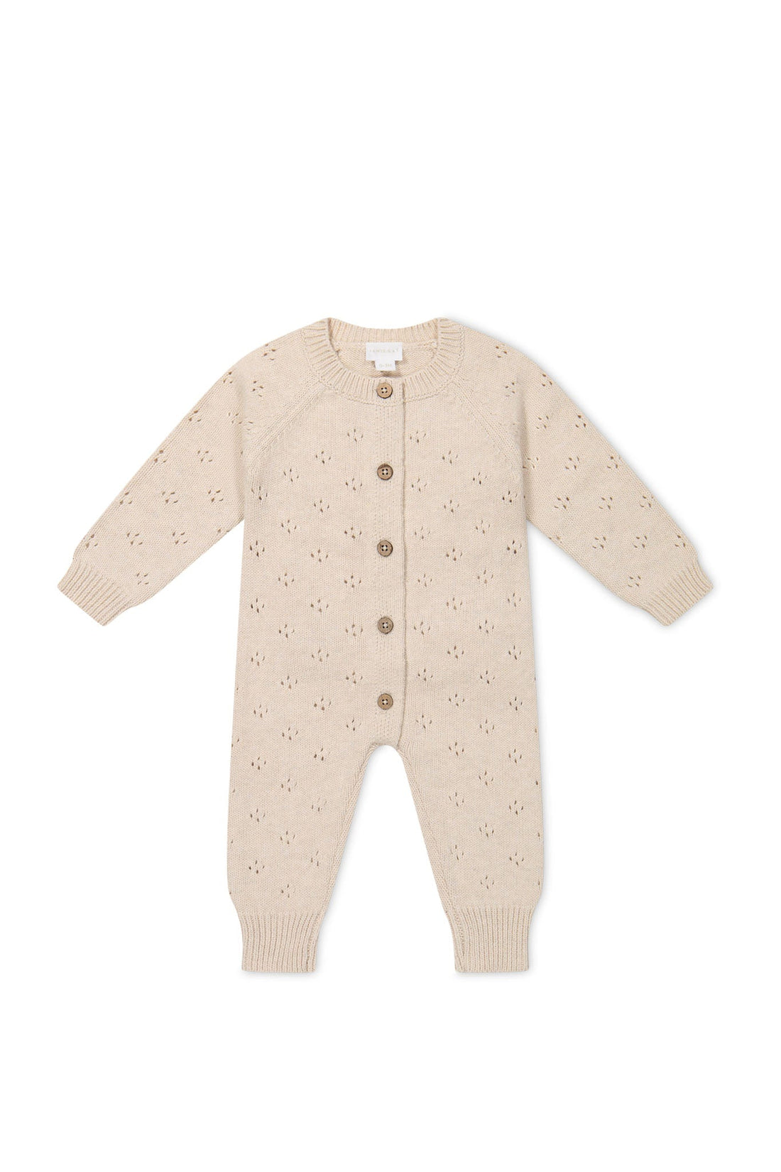 Alette Onepiece - Light Oatmeal Marle Childrens Onepiece from Jamie Kay Australia