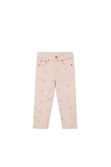 Alison Pant - Goldie Embroidery Childrens Pant from Jamie Kay Australia