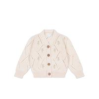 Alya Cardigan - Alya Embroidery Childrens Cardigan from Jamie Kay Australia