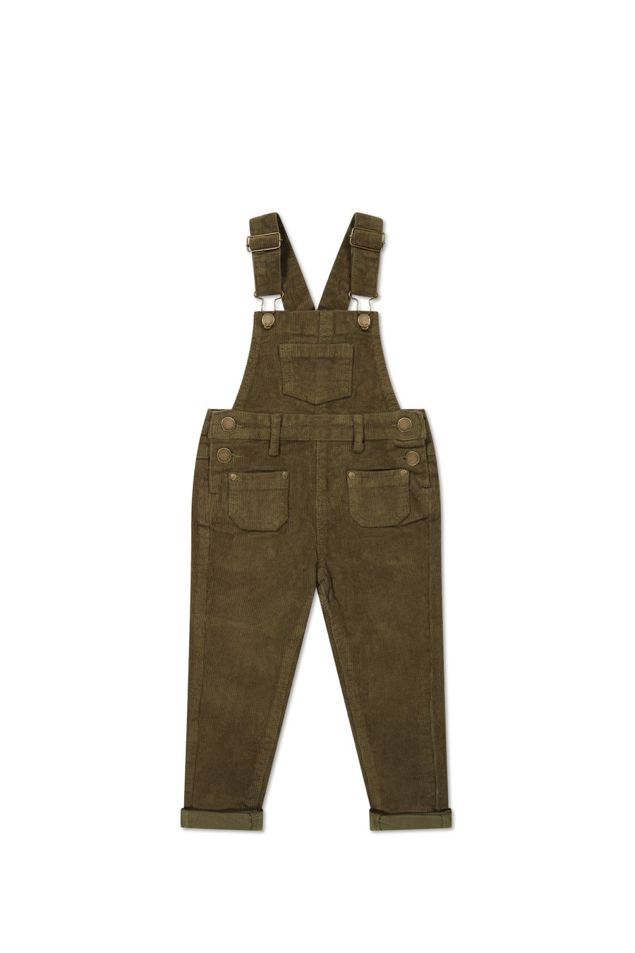 Arlo Cord Overall - Deep Olive Childrens Overall from Jamie Kay Australia