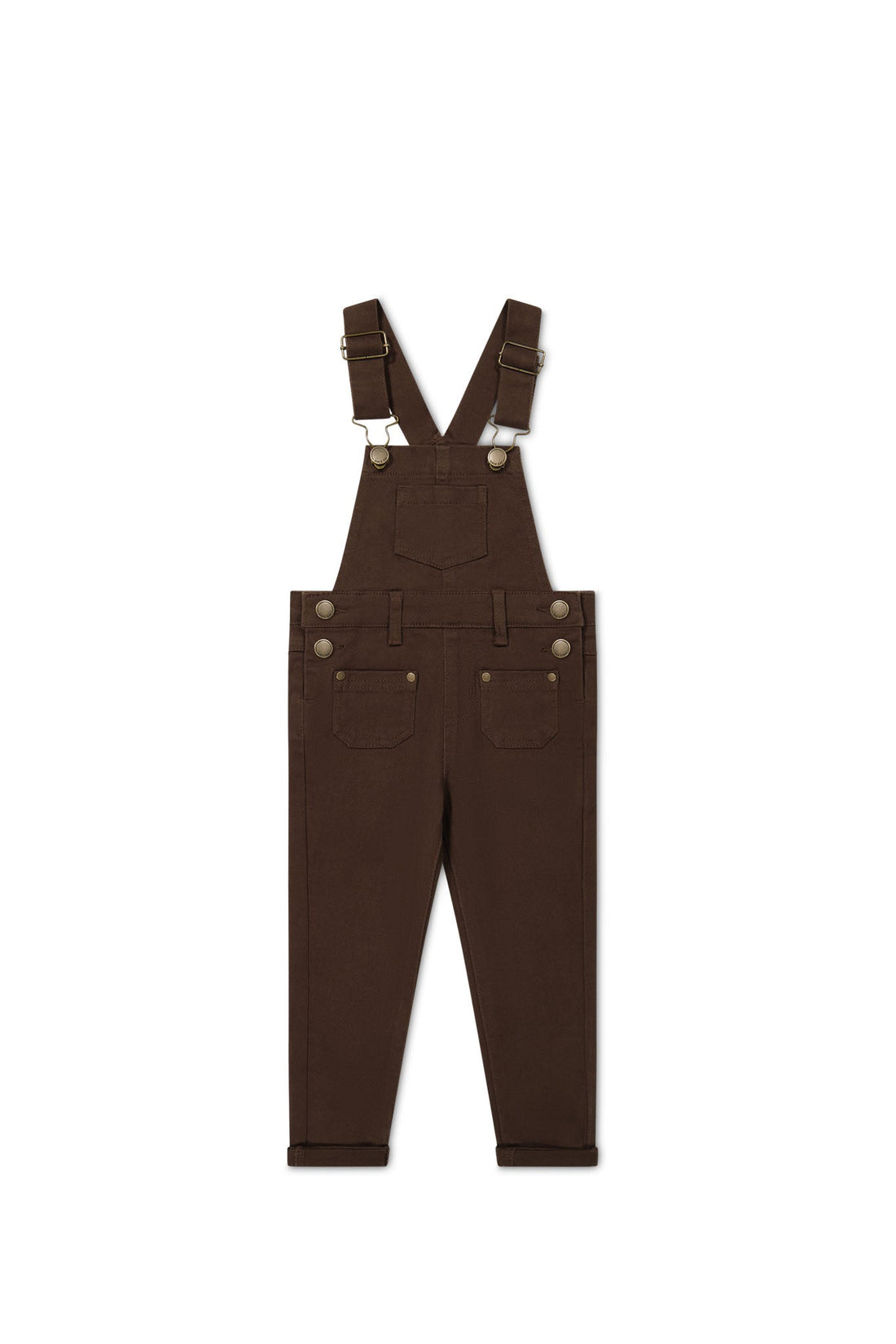 Arlo Overall - Dark Coffee Childrens Overall from Jamie Kay Australia