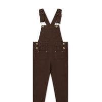 Arlo Overall - Dark Coffee Childrens Overall from Jamie Kay Australia