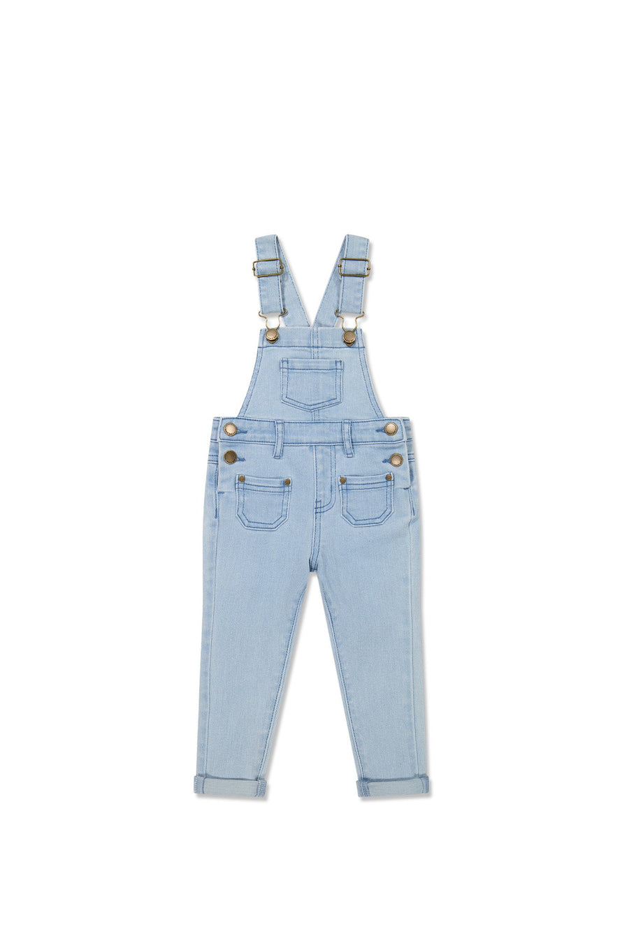 Arlo Twill Overall - Washed Denim Childrens Overall from Jamie Kay Australia