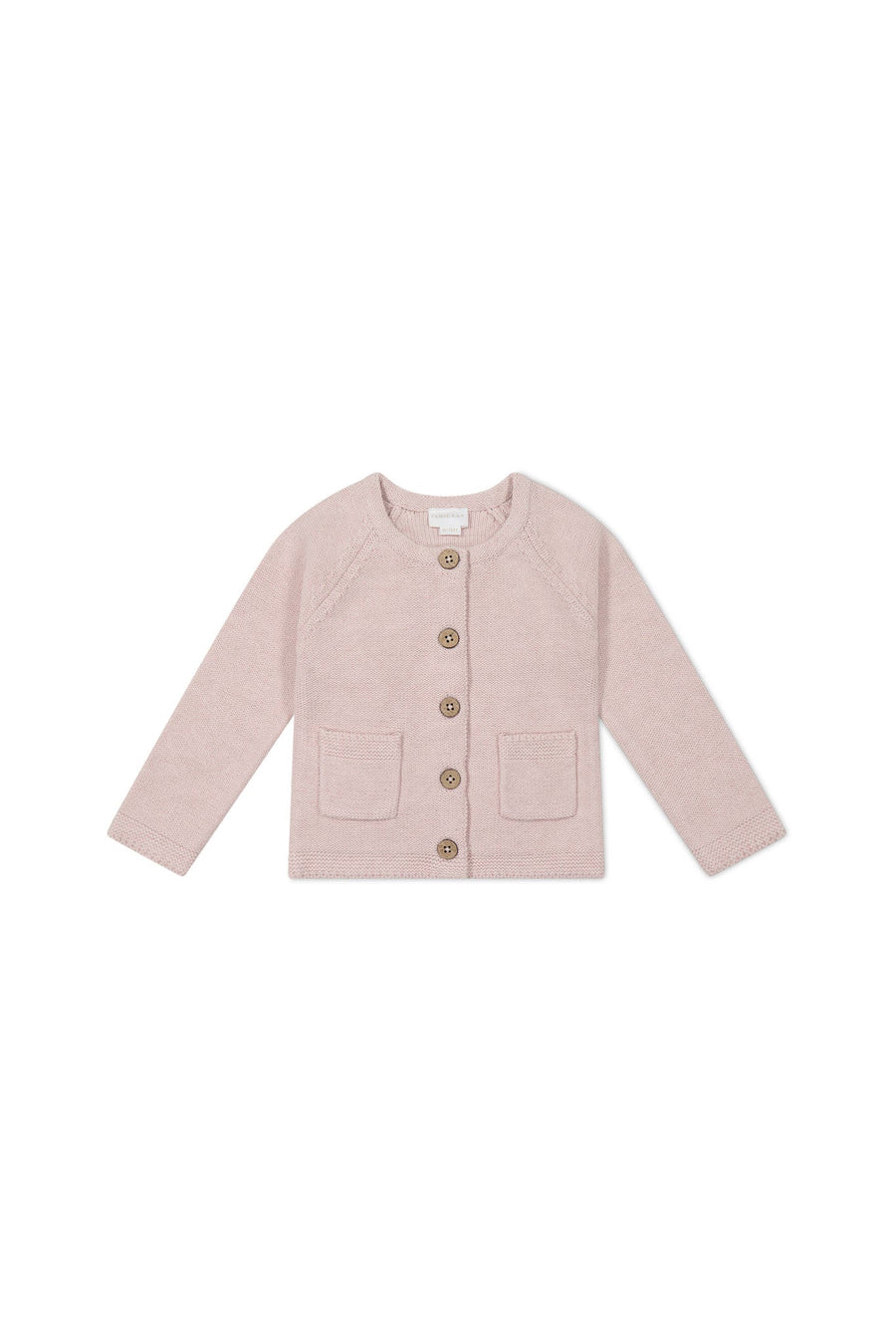 Aude Cardigan - Dainty Pink Marle Childrens Cardigan from Jamie Kay Australia