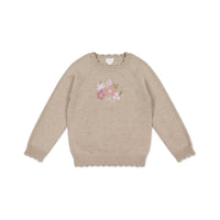 Audrey Jumper - Biscuit Marle Childrens Jumper from Jamie Kay Australia