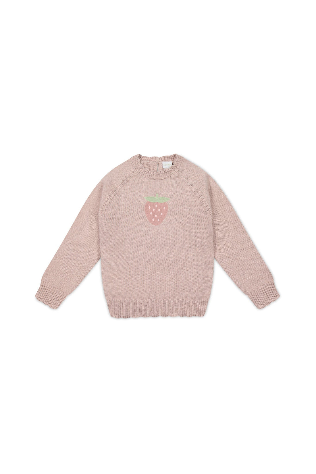 Audrey Knitted Jumper - Strawberry Childrens Jumper from Jamie Kay Australia