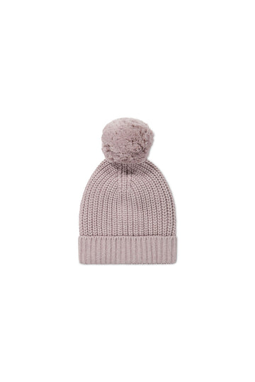 Aurelie Beanie - Violet Marle Childrens Hat from Jamie Kay Australia