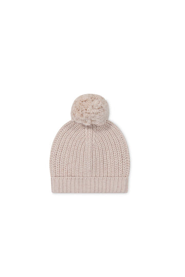 Aurelie Beanie - Blushed Fleck Childrens Beanie from Jamie Kay Australia