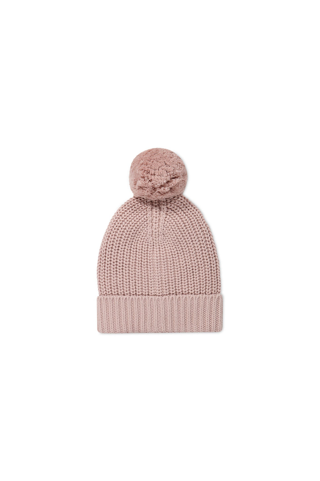 Aurelie Beanie - Shell Pink Childrens Hat from Jamie Kay Australia