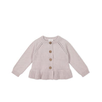 Ava Cardigan - Violet Tint Childrens Cardigan from Jamie Kay Australia