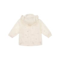 Avery Jacket - Playful Kitten Whisper White Childrens Jacket from Jamie Kay Australia