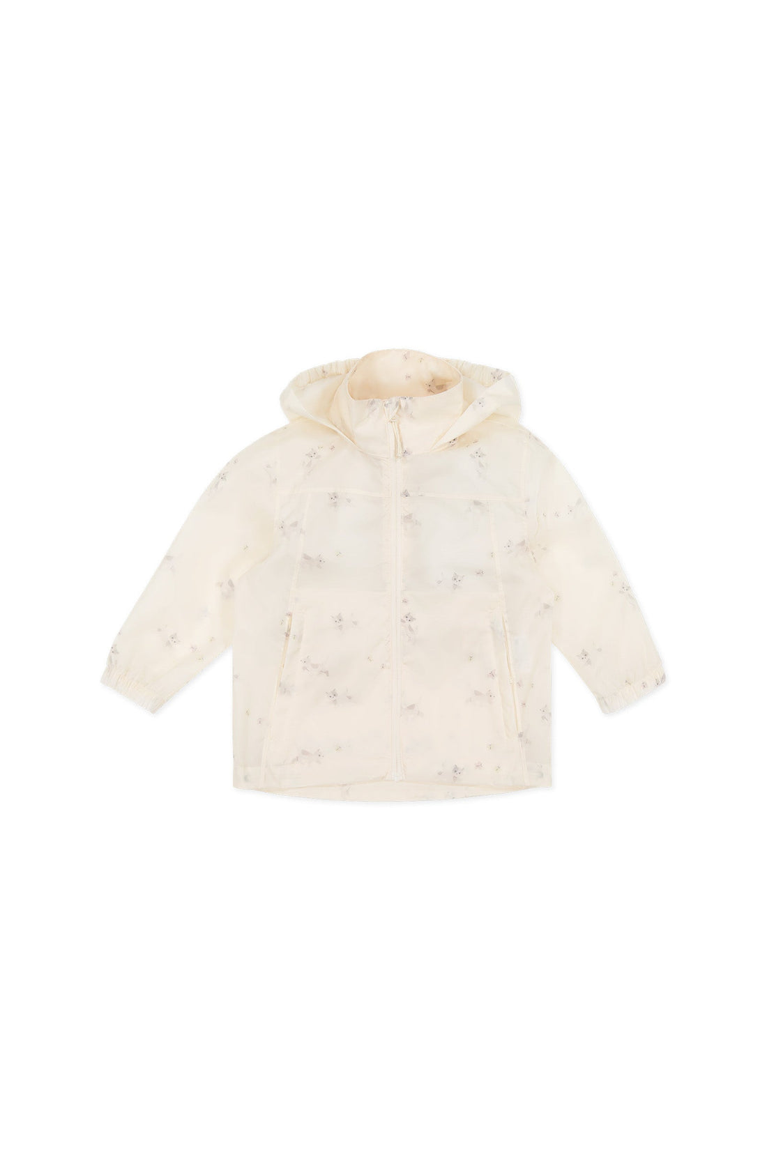 Avery Jacket - Playful Kitten Whisper White Childrens Jacket from Jamie Kay Australia