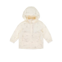 Avery Jacket - Playful Kitten Whisper White Childrens Jacket from Jamie Kay Australia